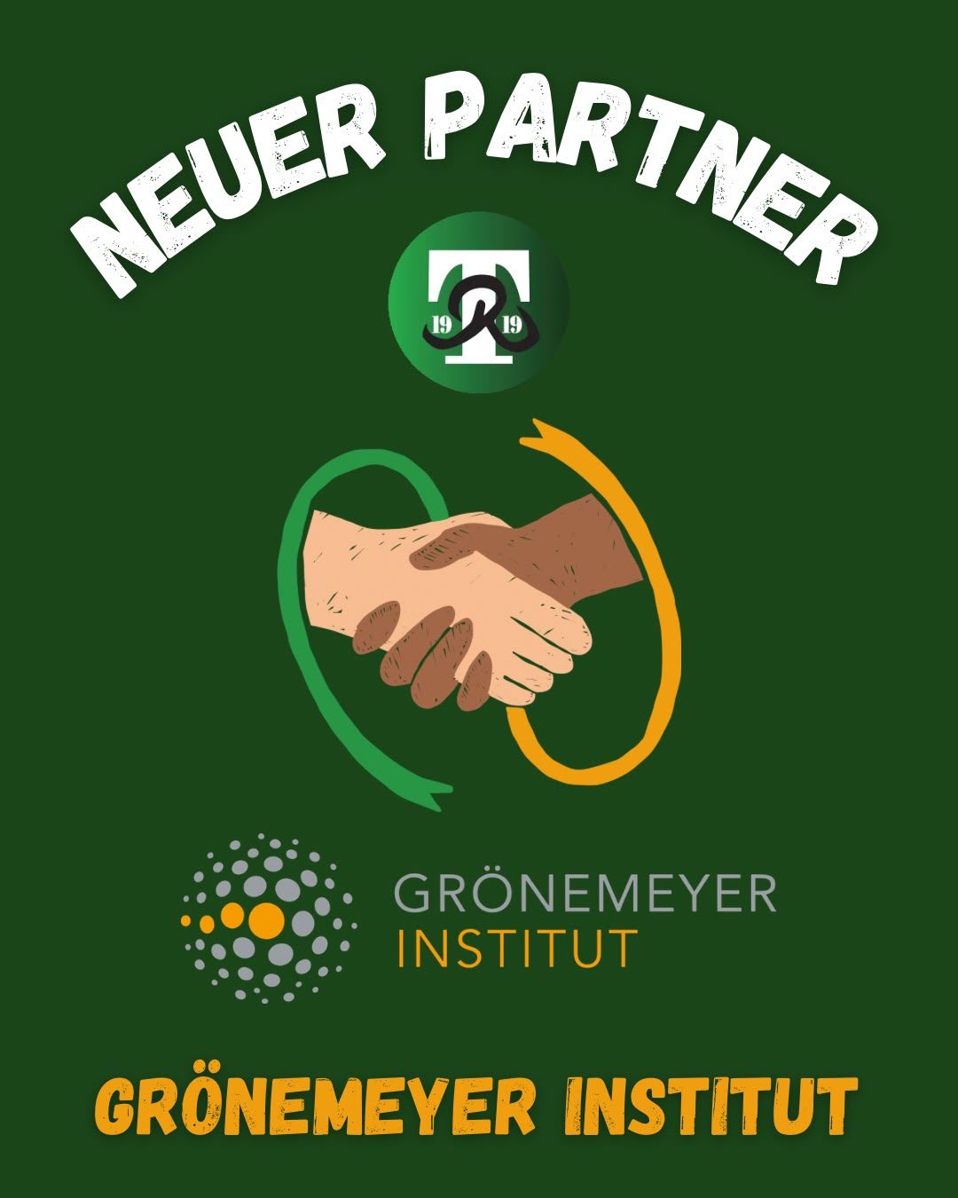 🤝Neuer Exklusiv-Partner für Teutonia Riemke!🟢⚪